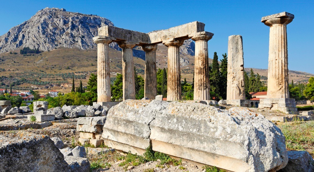 starożytne miasto na peloponezie