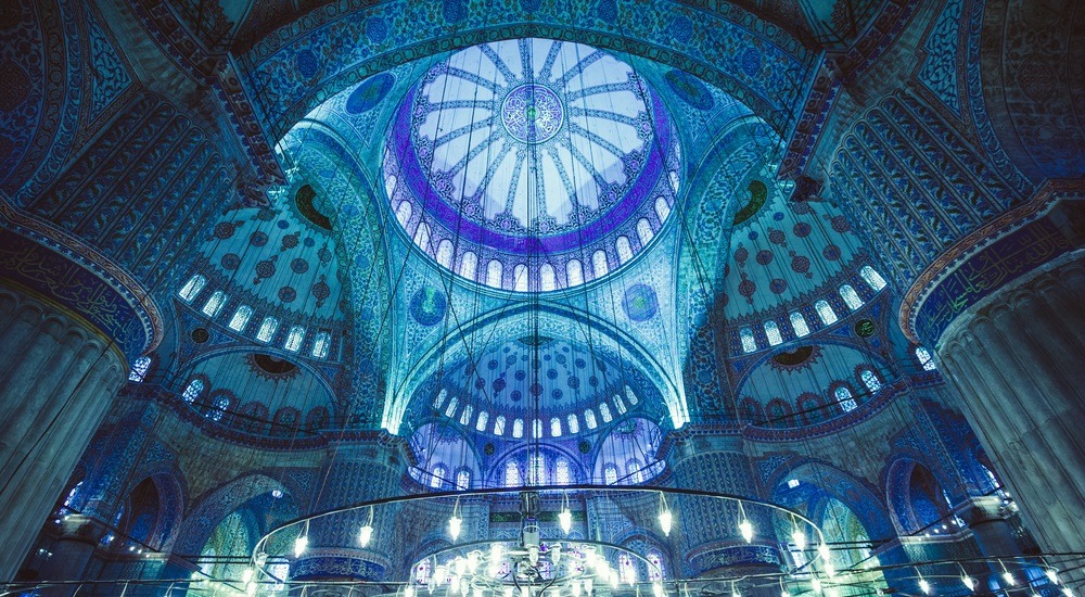niebieski meczet