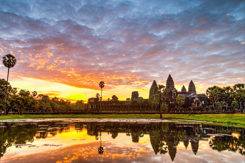 Angkor Wat Wschód Słońca
