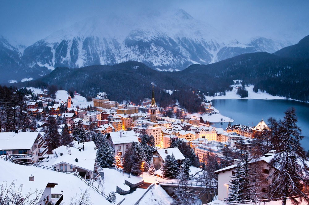 St.Moritz zimą