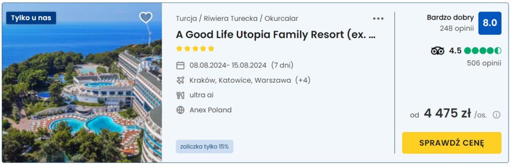 A Good Life Utopia Family Resort 08-15.08.2024