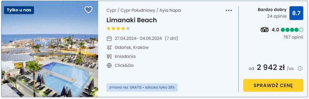 Limanaki Beach 27.04-04.05.2024