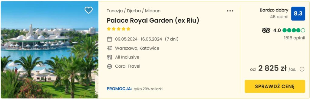 Palace Royal Garden 09.05-16.05.2024