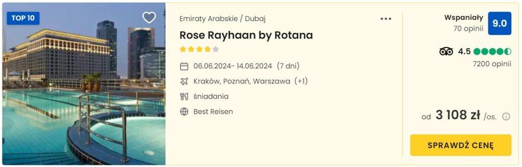 Rose Rayhaan by Rotana 06.06-14.06.2024